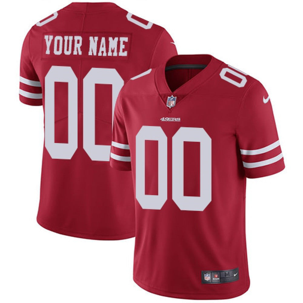 Youth San Francisco 49ers ACTIVE PLAYER Custom Red Vapor Untouchable Limited Stitched Jersey 