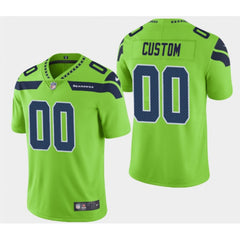 Youth Seattle Seahawks ACTIVE PLAYER Custom Green Vapor Untouchable Limited Stitched Jersey 