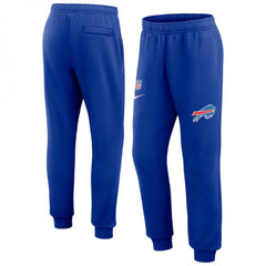 Men's Buffalo Bills Blue Chop Block Fleece Sweatpants 