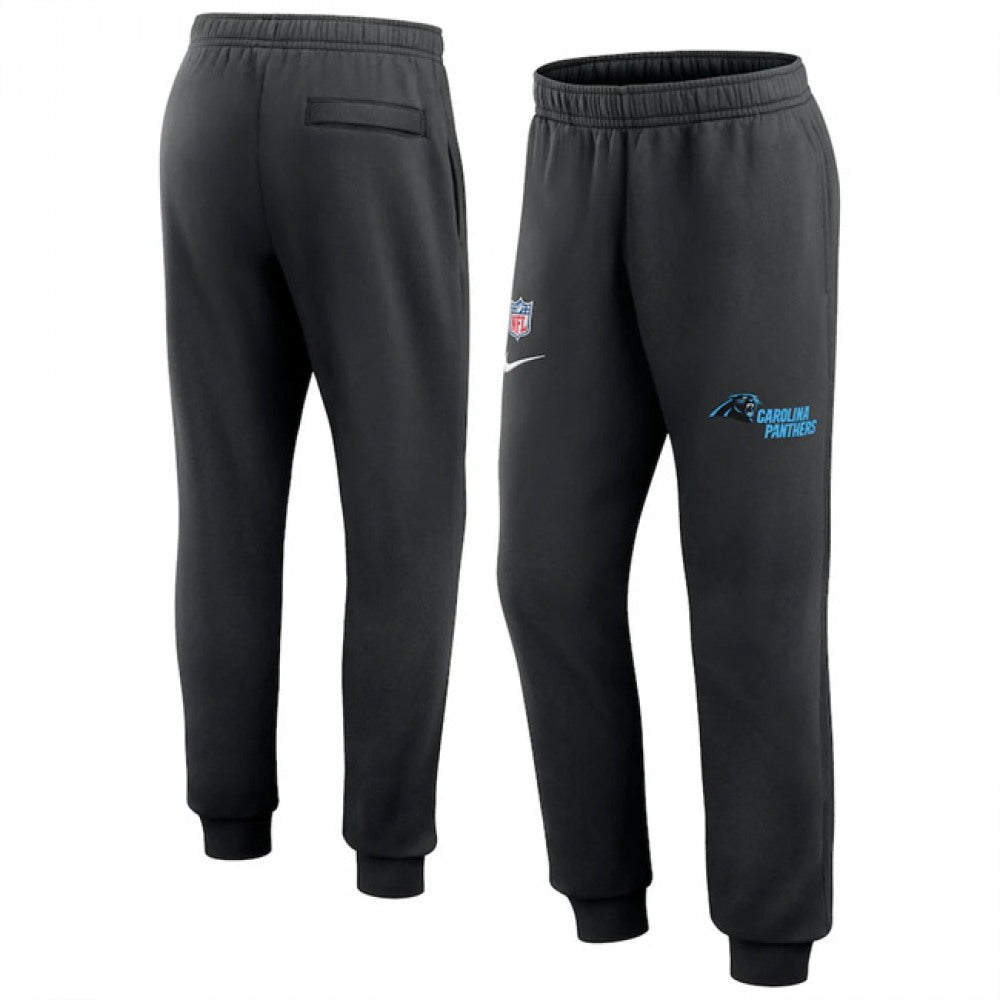 Men's Carolina Panthers Black Chop Block Fleece Sweatpants 
