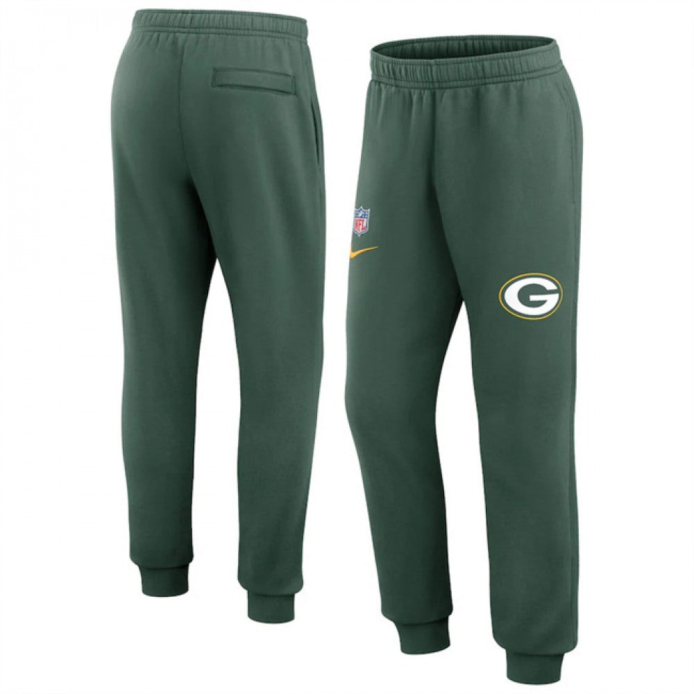 Men's Green Bay Packers Green Chop Block Fleece Sweatpants 
