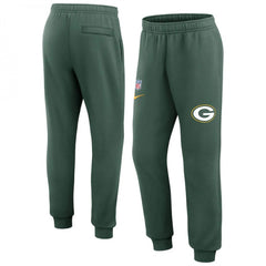 Men's Green Bay Packers Green Chop Block Fleece Sweatpants 