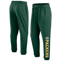 Men's Green Bay Packers Green Chop Block Fleece Sweatpants 