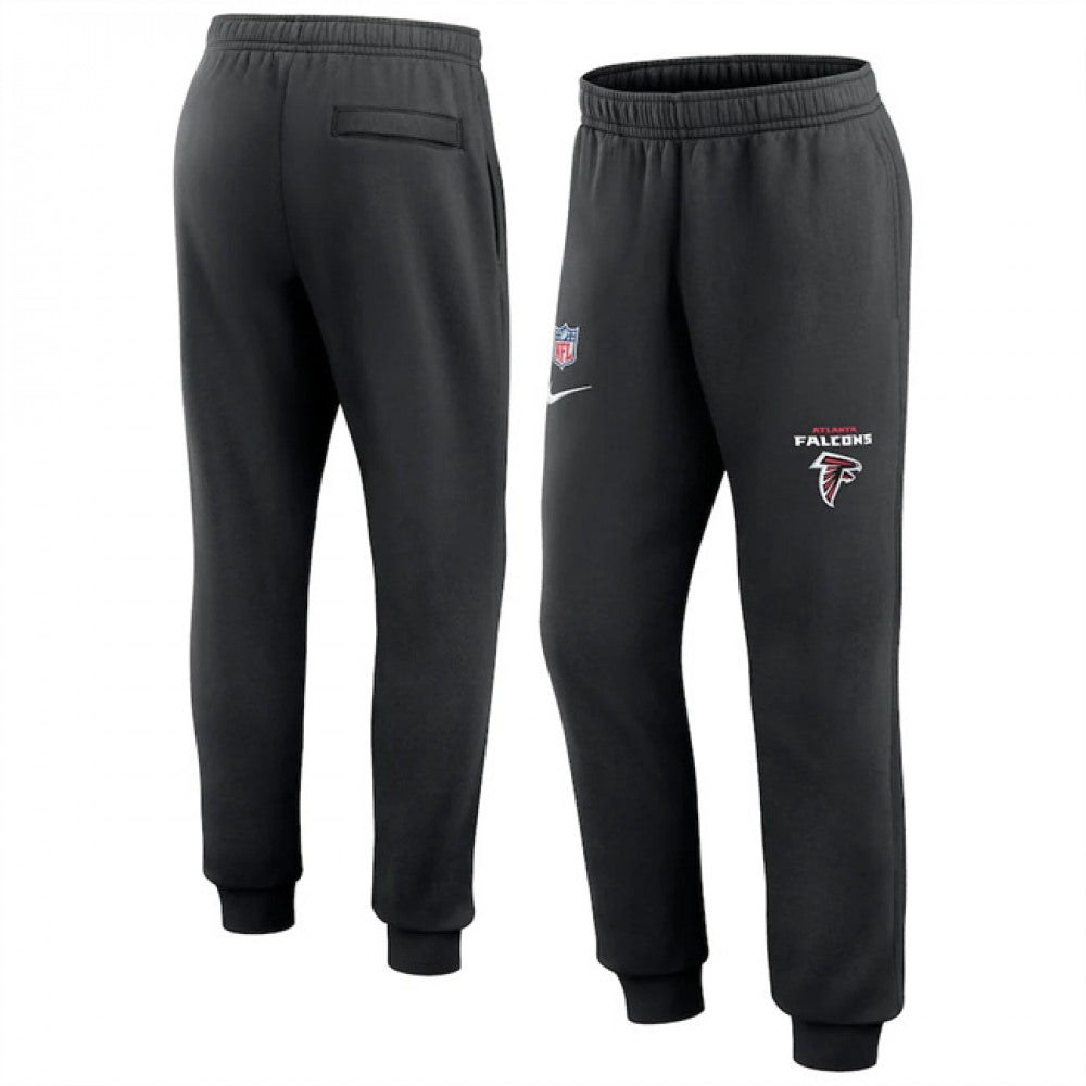 Men's Atlanta Falcons Black Chop Block Fleece Sweatpants 