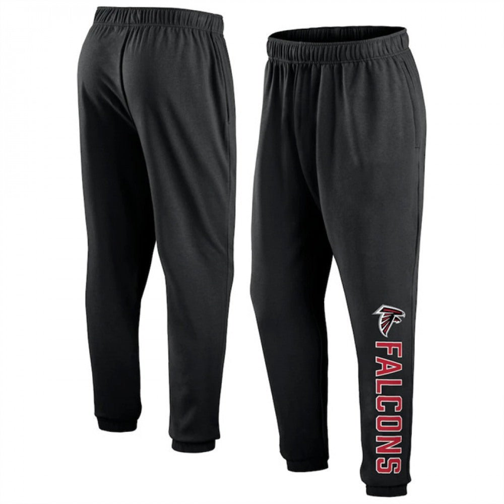 Men's Atlanta Falcons Black Chop Block Fleece Sweatpants 