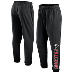 Men's Atlanta Falcons Black Chop Block Fleece Sweatpants 