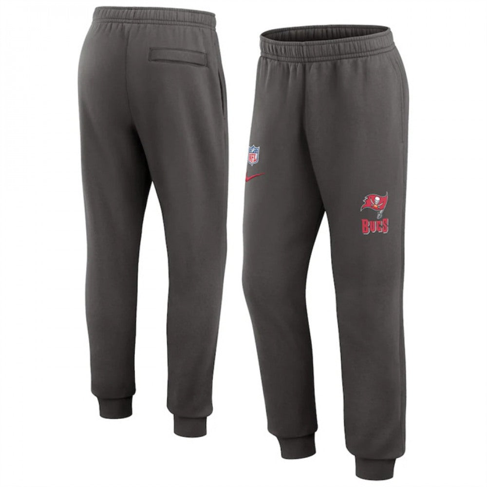Men's Tampa Bay Buccaneers Grey Chop Block Fleece Sweatpants 