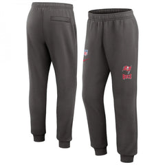 Men's Tampa Bay Buccaneers Grey Chop Block Fleece Sweatpants 