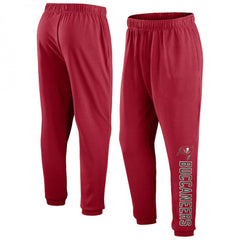 Men's Tampa Bay Buccaneers Red Chop Block Fleece Sweatpants 