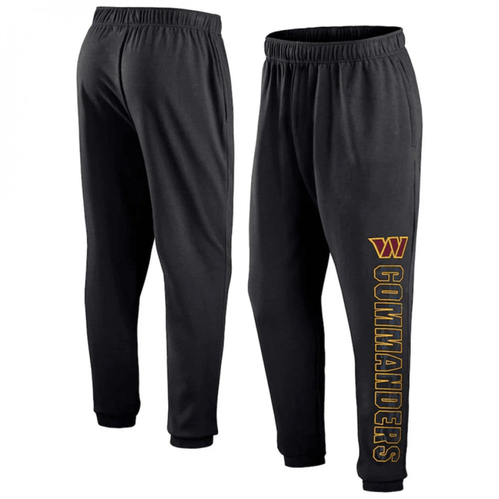 Men's Washington Commanders Black From Tracking Sweatpants 