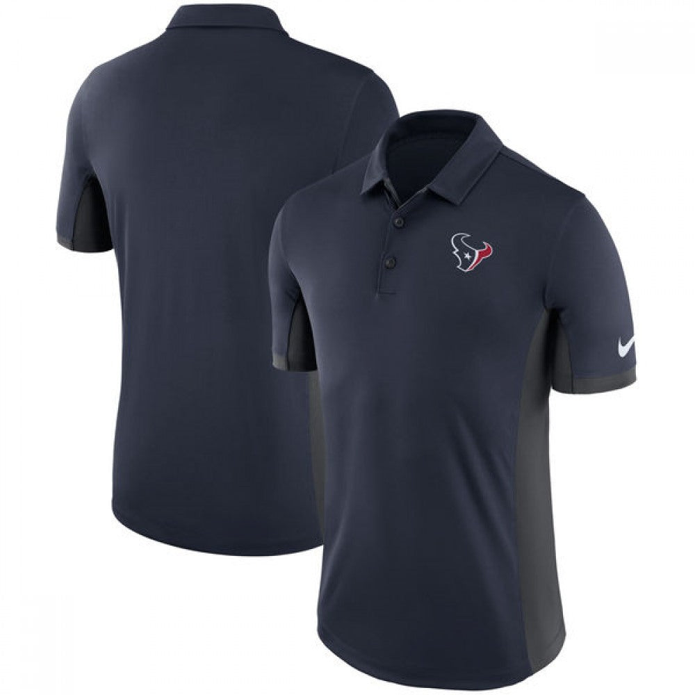 Men's Houston Texans Navy Evergreen Polo 