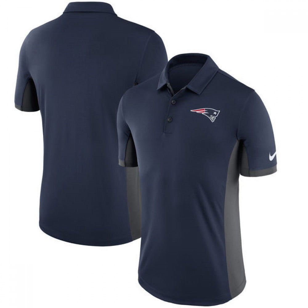 Men's New England Patriots Navy Evergreen Polo 