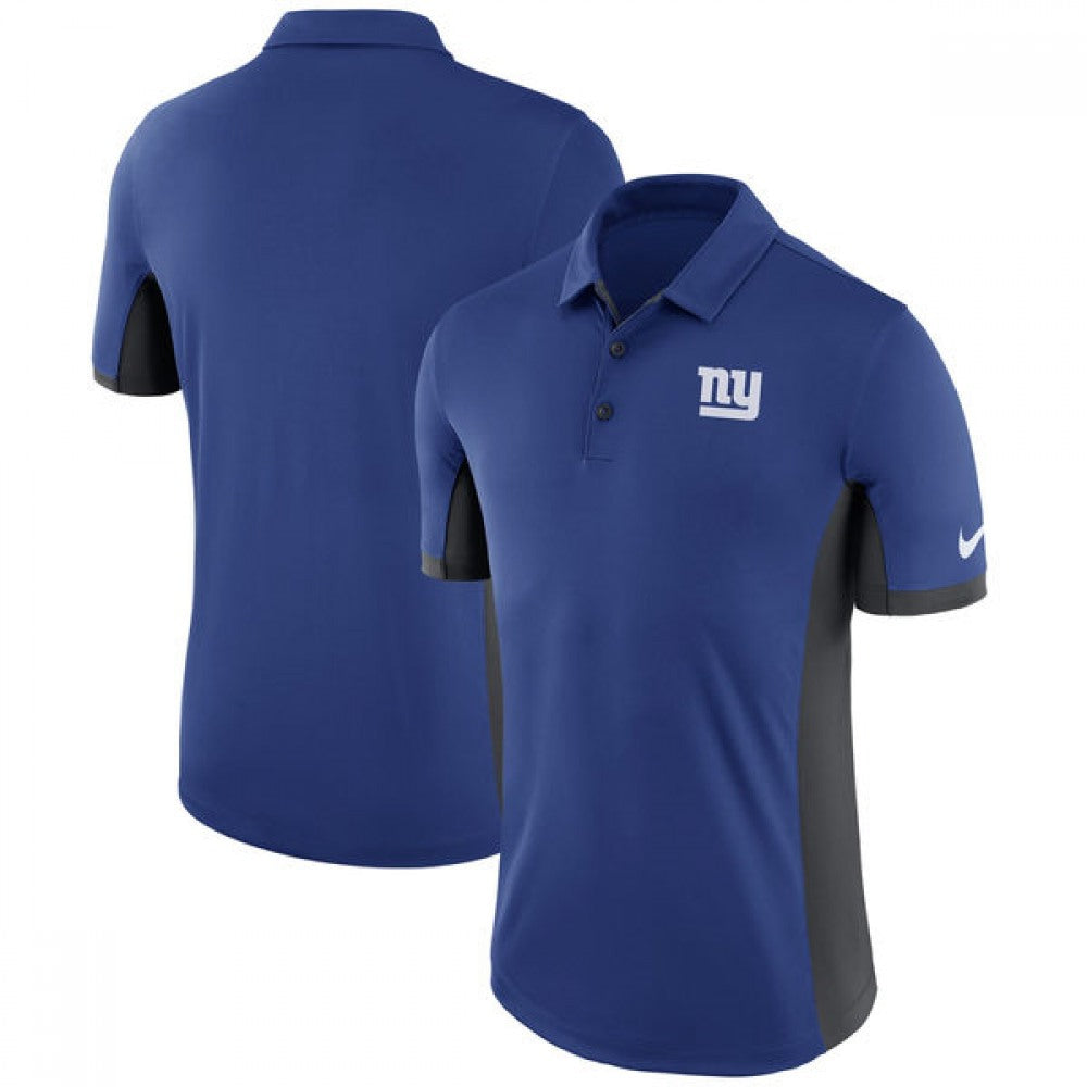Men's New York Giants Royal Evergreen Polo 