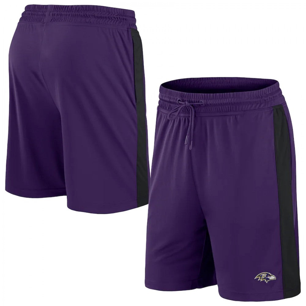 Men's Baltimore Ravens Purple Performance Shorts 