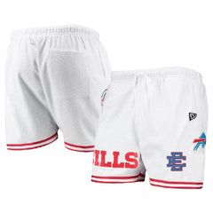 Men's Buffalo Bills Pro White/Royal Mesh Shorts 