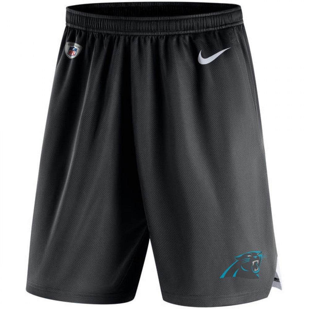 Men's Carolina Panthers Black Knit Performance Shorts 
