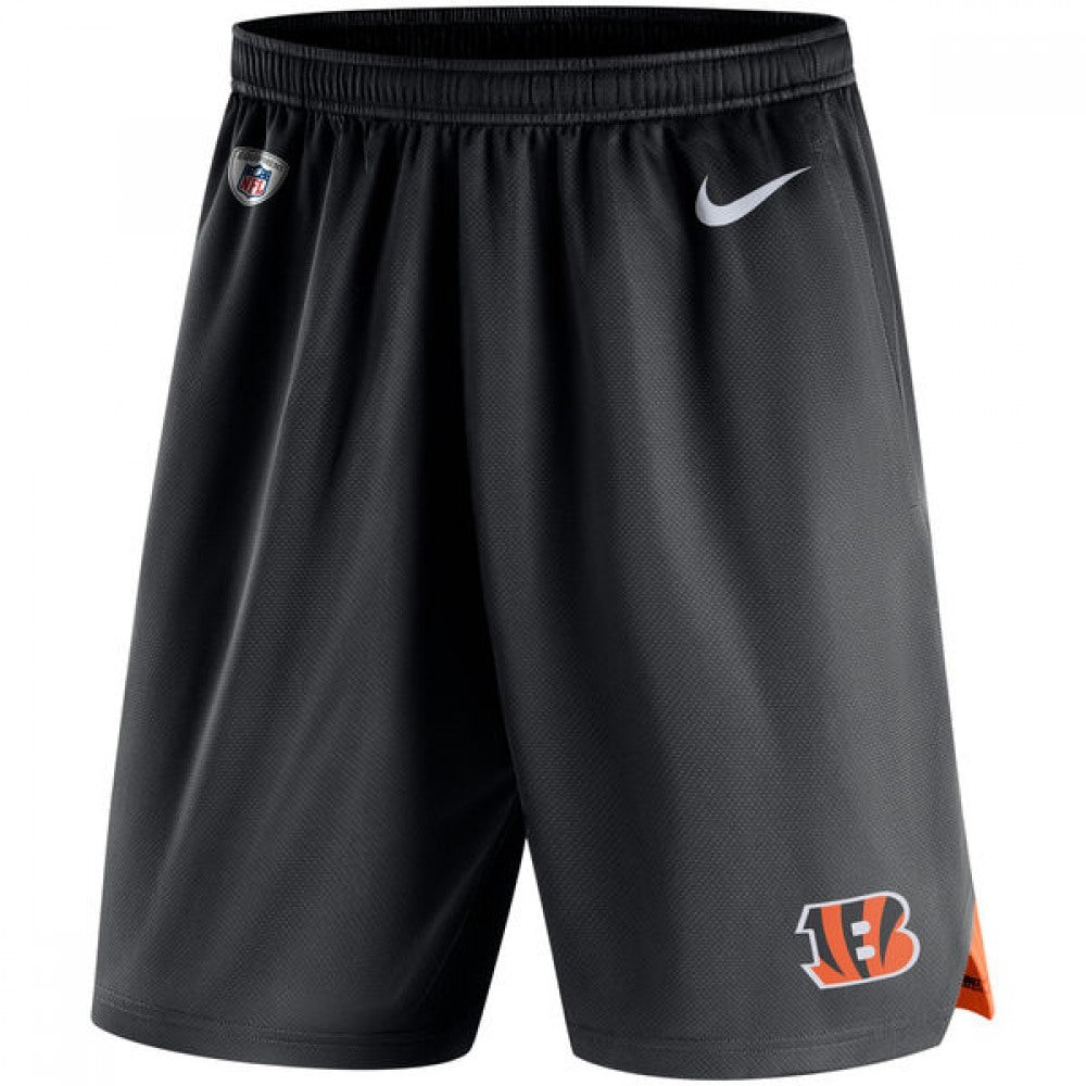 Men's Cincinnati Bengals Black Knit Performance Shorts 