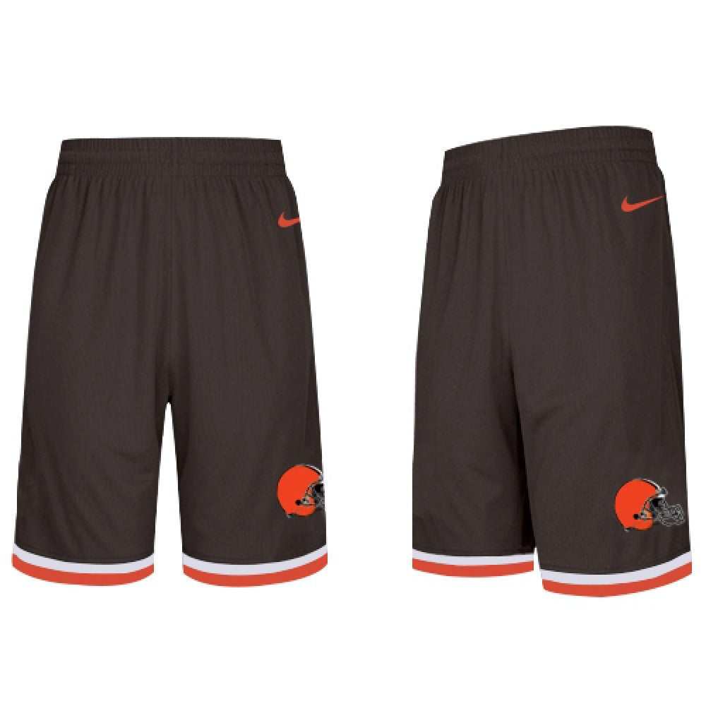 Men's Cleveland Browns 2019 Brown Knit Performance Shorts 
