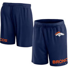 Men's Denver Broncos Navy Shorts 