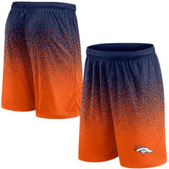 Men's Denver Broncos Navy/Orange Ombre Shorts 