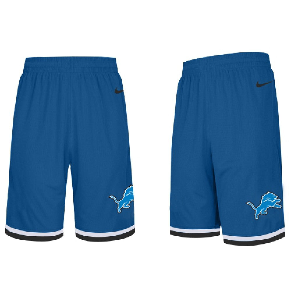 Men's Detroit Lions 2019 Blue Knit Performance Shorts 