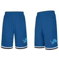 Men's Detroit Lions 2019 Blue Knit Performance Shorts 