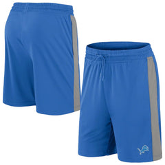 Men's Detroit Lions Blue Performance Shorts 