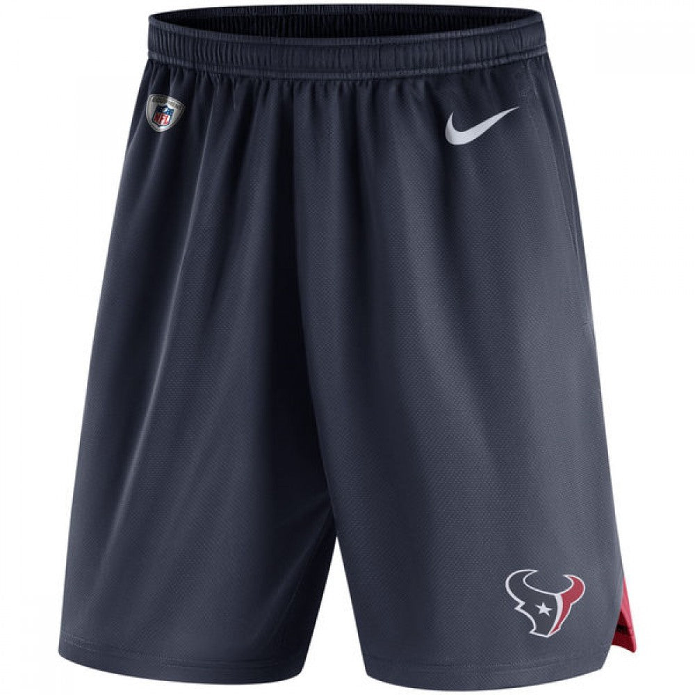 Men's Houston Texans Navy Knit Performance Shorts 