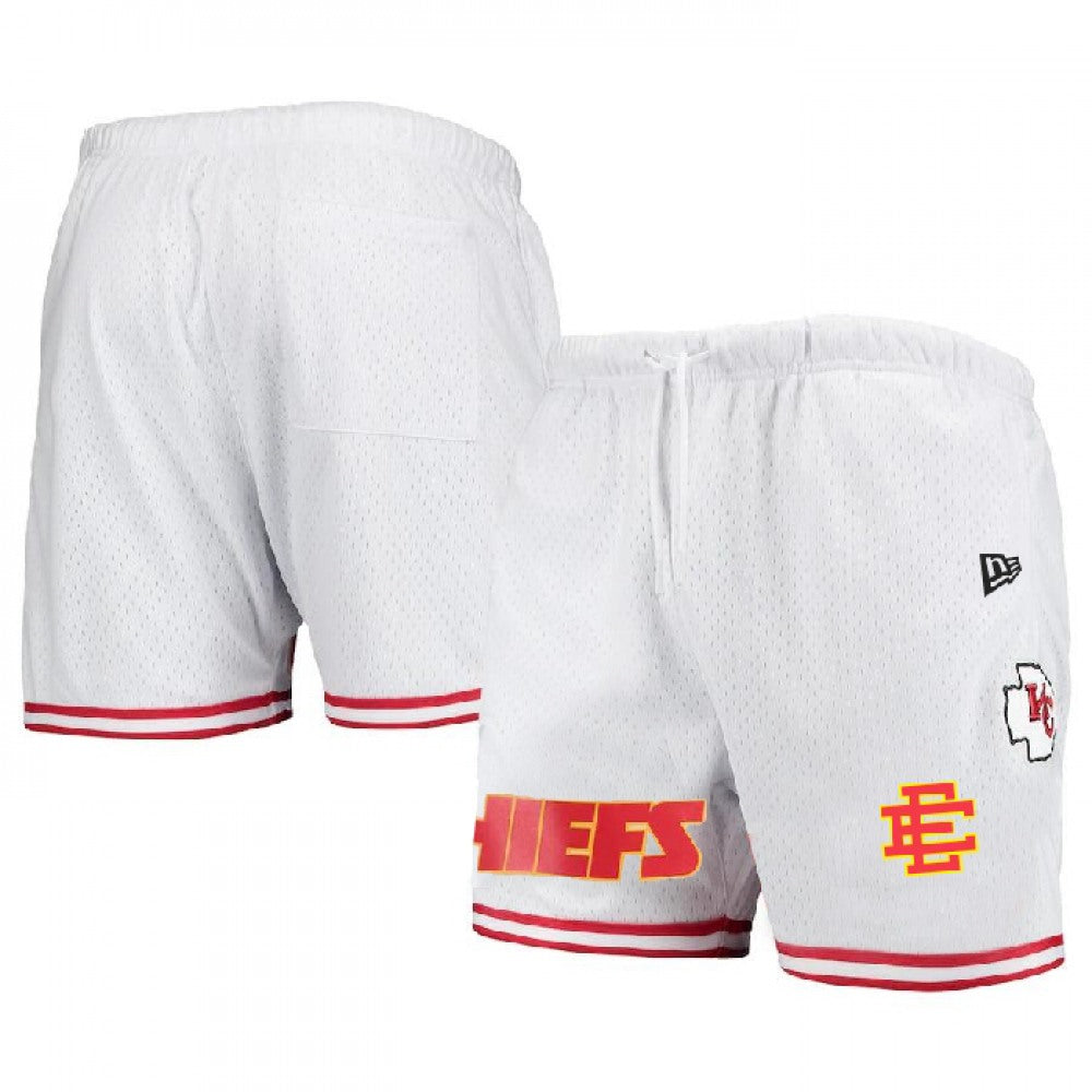 Men's Kansas City Chiefs Pro White/Red Shorts 