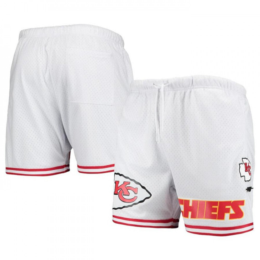 Men's Kansas City Chiefs White Shorts 