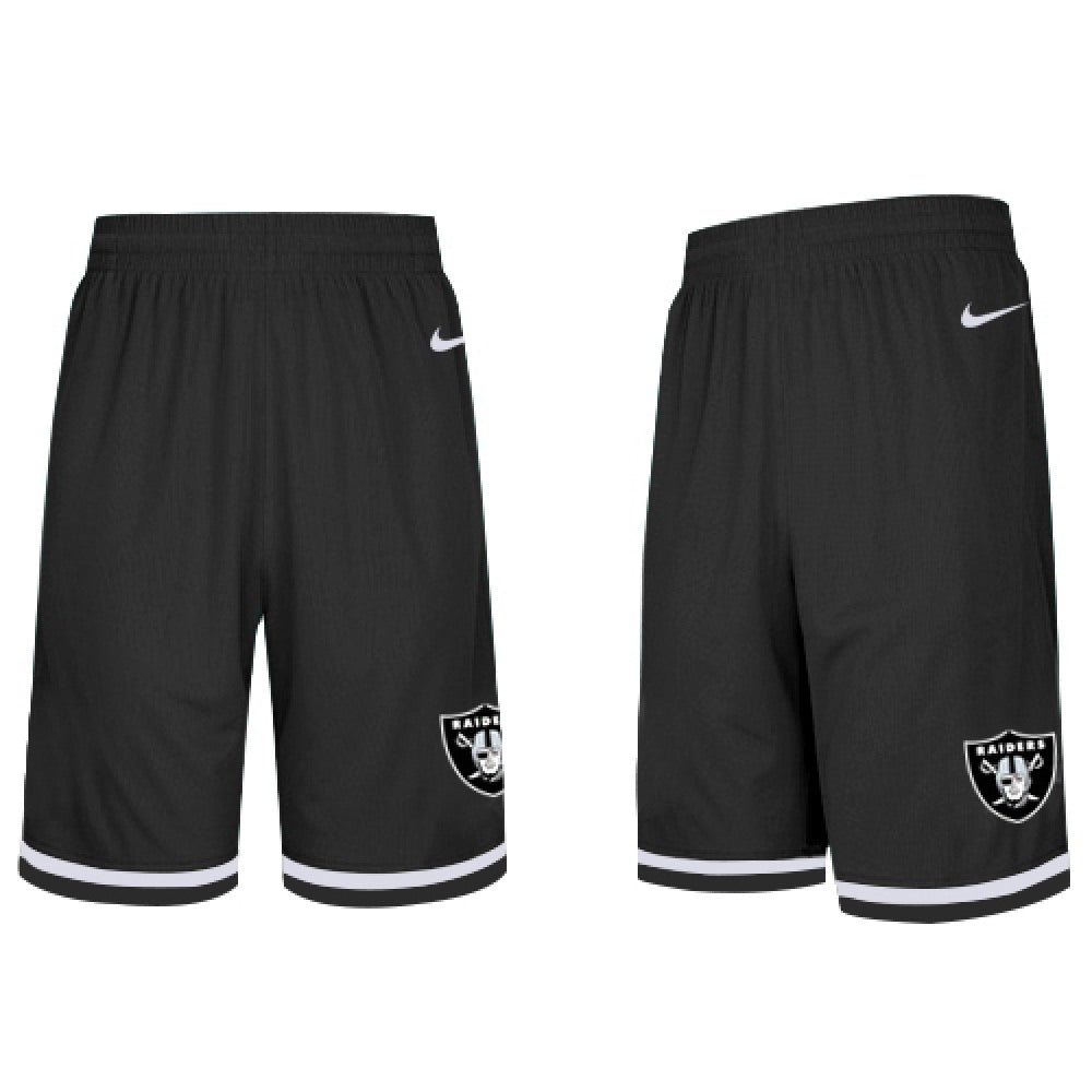 Men's Oakland Raiders 2019 Black Knit Performance Shorts 