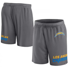 Men's Los Angeles Chargers Grey Shorts 