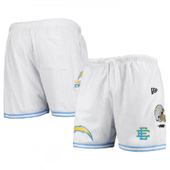 Men's Los Angeles Chargers Pro White/Blue Shorts 001 