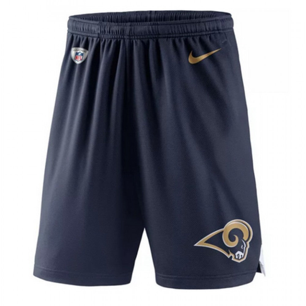 Men's Los Angeles Rams Blue Knit Shorts (Run Smaller) 