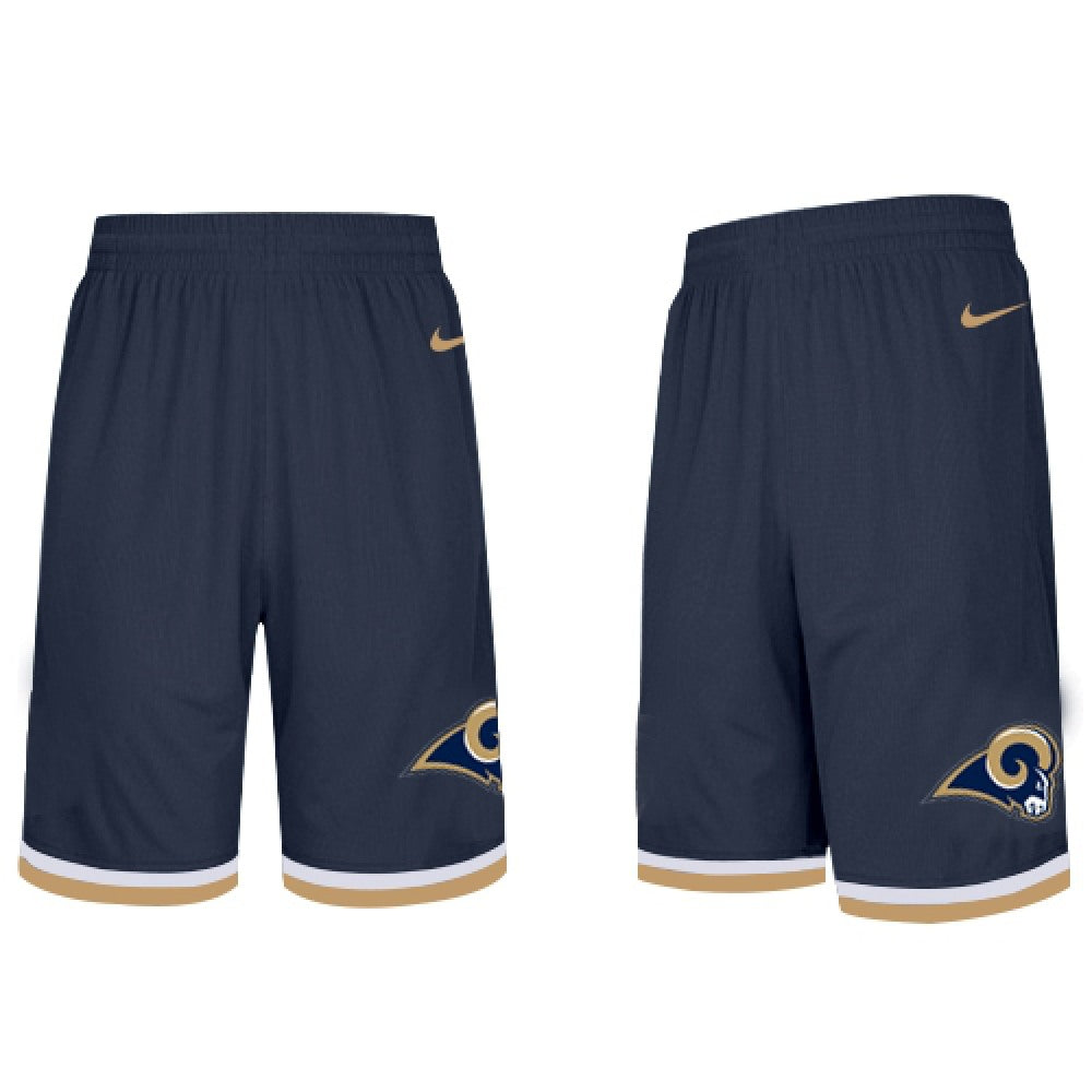 Men's Los Angeles Rams 2019 Navy Knit Performance Shorts 