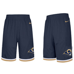 Men's Los Angeles Rams 2019 Navy Knit Performance Shorts 