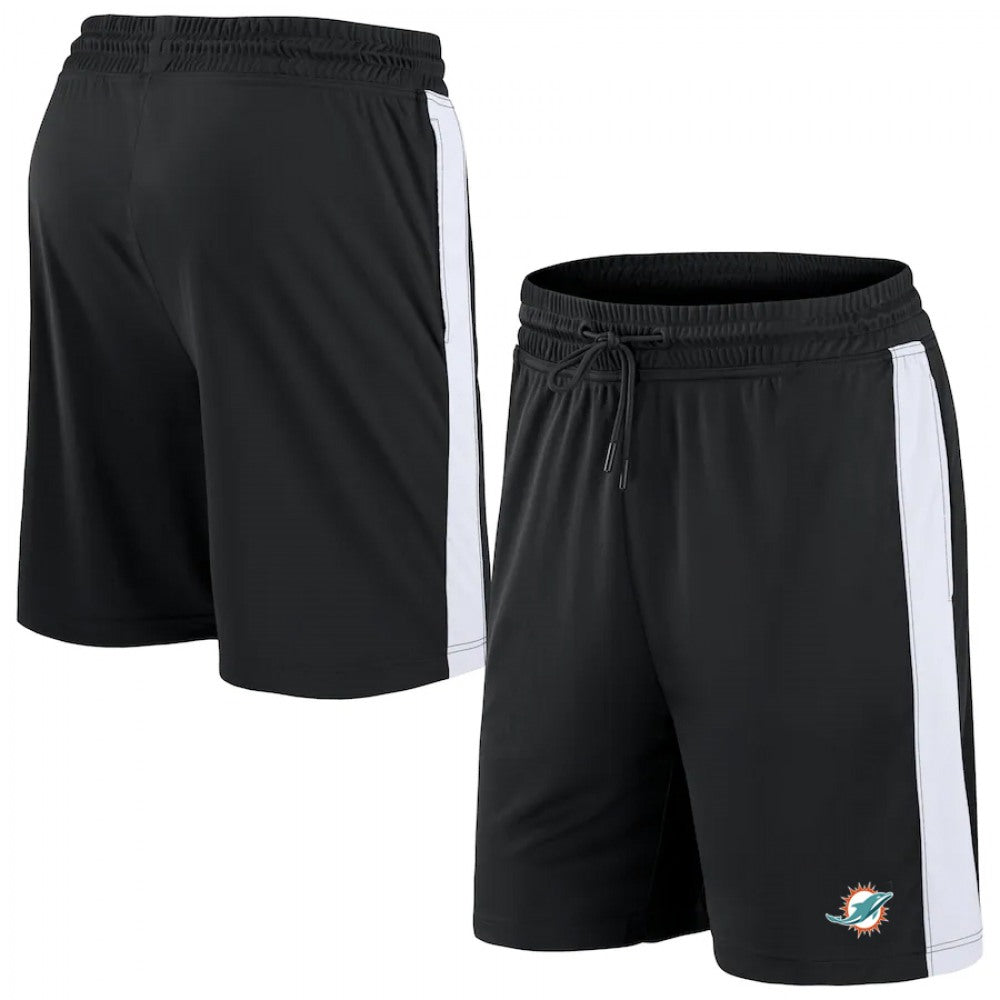 Men's Miami Dolphins Black Performance Shorts 