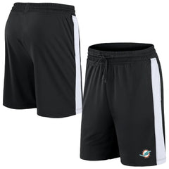 Men's Miami Dolphins Black Performance Shorts 