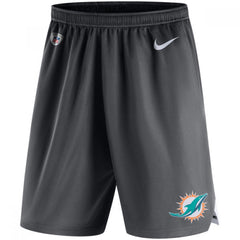 Men's Miami Dolphins Charcoal Knit Performance Shorts 