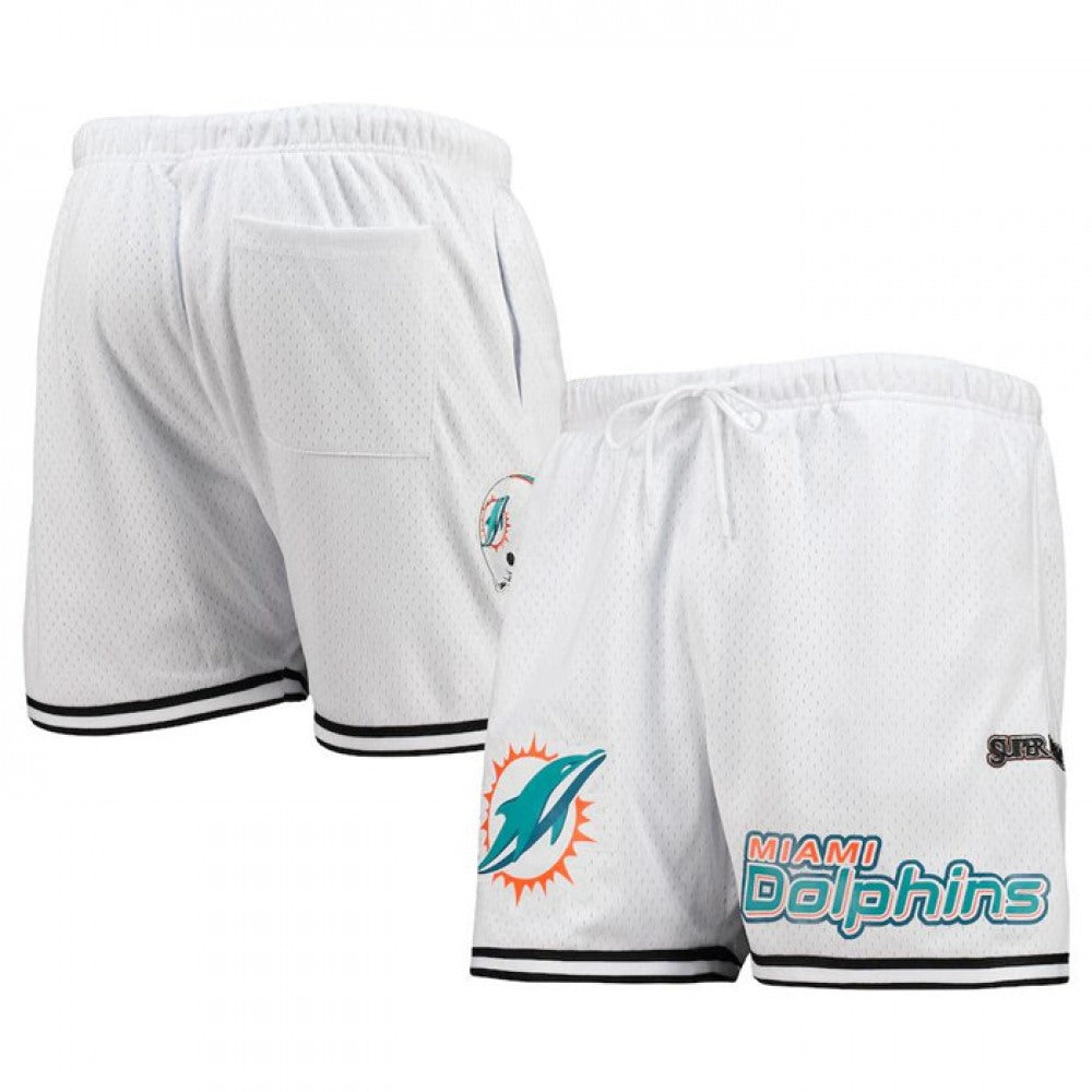Men's Miami Dolphins White Shorts 