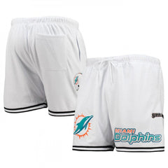 Men's Miami Dolphins White Shorts 