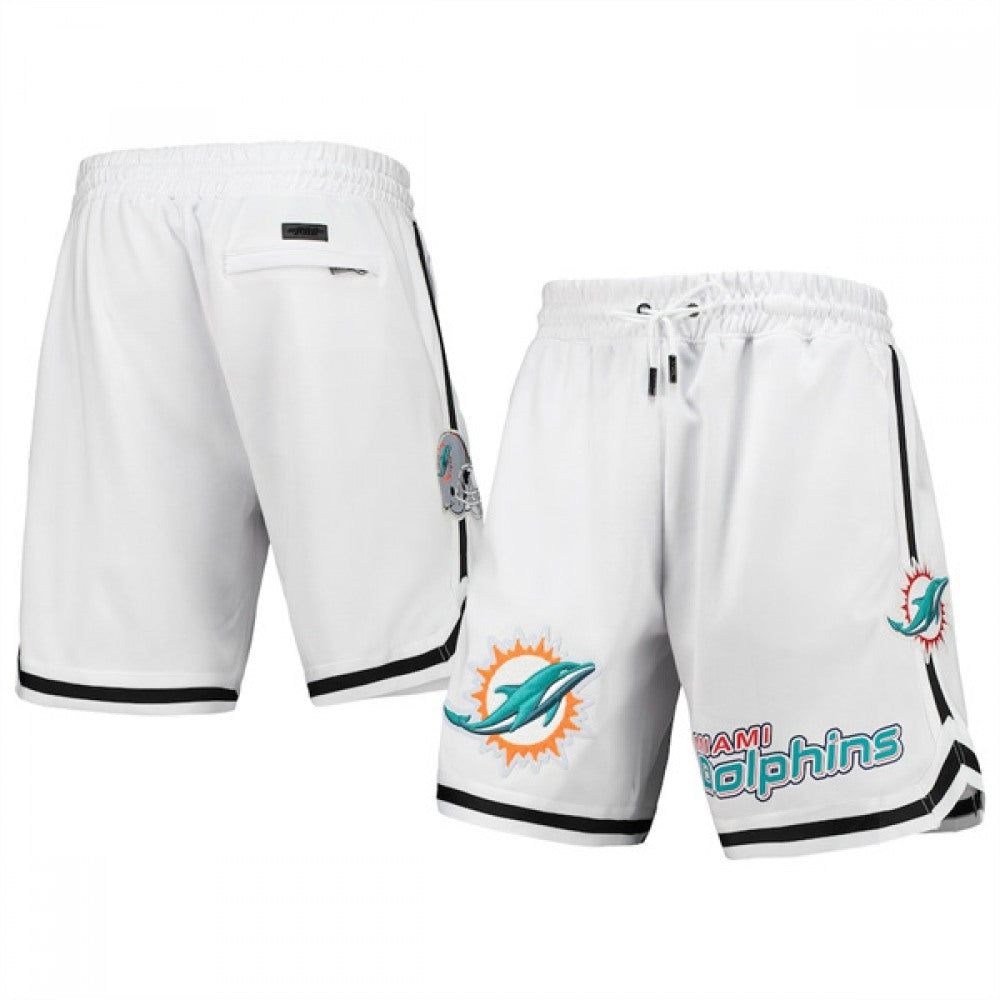 Men's Miami Dolphins White Shorts 