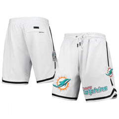Men's Miami Dolphins White Shorts 