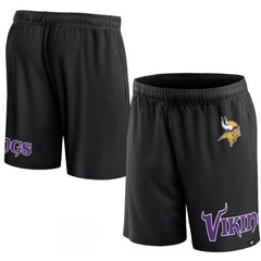 Men's Minnesota Vikings Black Shorts 