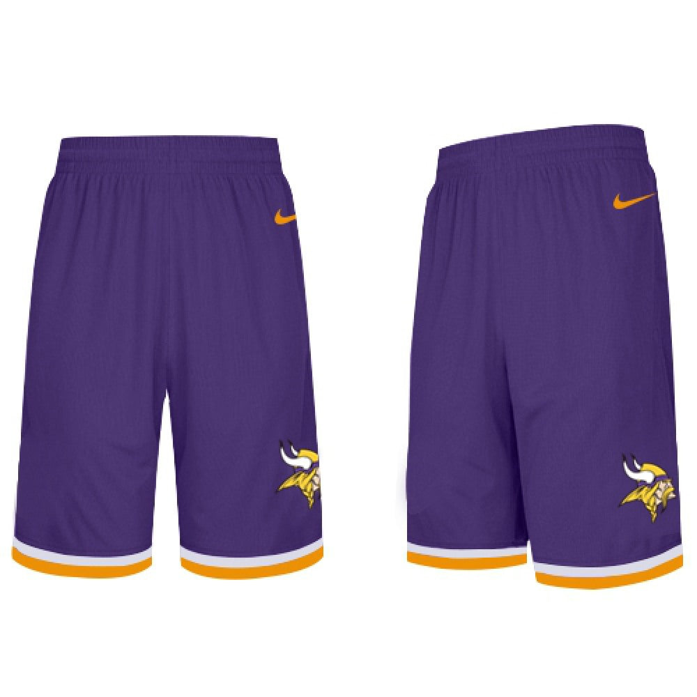 Men's Minnesota Vikings 2019 Purple Knit Performance Shorts 