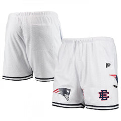 Men's New England Patriots Pro White/Navy Shorts 