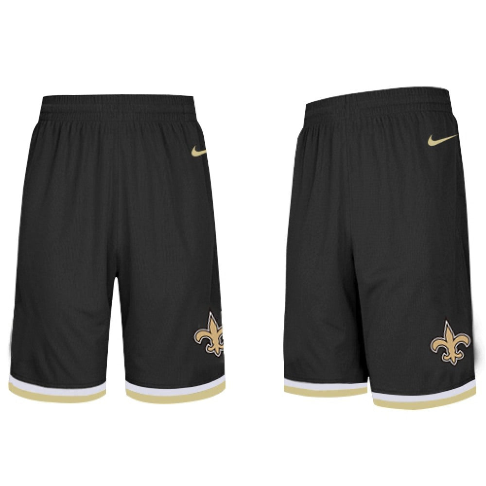 Men's New Orleans Saints 2019 Black Knit Performance Shorts 