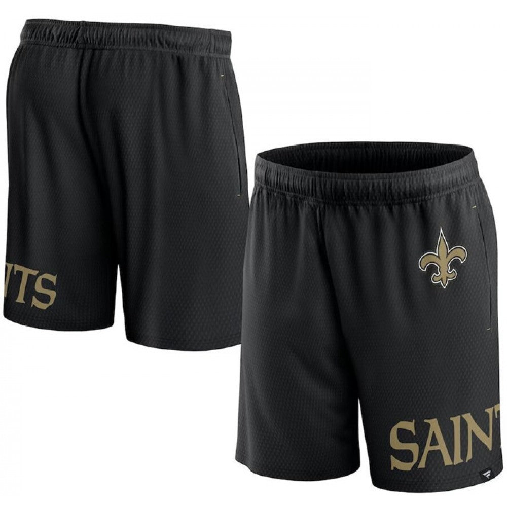 Men's New Orleans Saints Black Shorts 