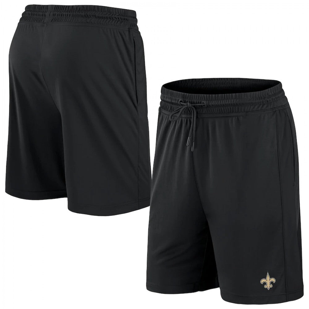 Men's New Orleans Saints Black Performance Shorts 