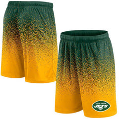 Men's New York Jets Green/Yellow Ombre Shorts 